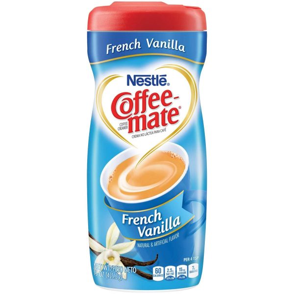 Nestle Coffee mate Coffee Creamer, French Vanilla, Powder Creamer, 15 Ounce Online now