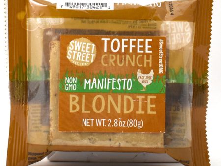 Sweet Street Individually Wrapped Toffee Crunch Manifesto Blondie, 3.6 Ounce Fashion