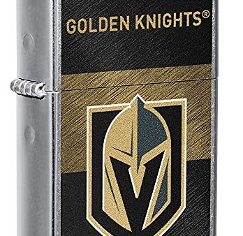 Zippo 2021 NHL Vegas Golden Knights Street Chrome Pocket Lighter For Discount