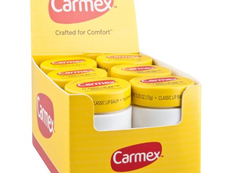 Carmex Classic Lip Balm, Medicated Formula, 0.25 oz (Pack of 12) Fashion