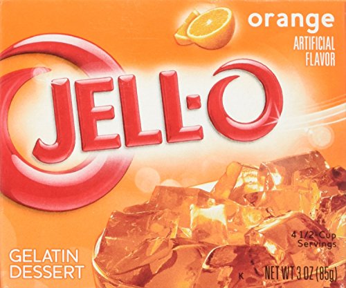 JELL-O Jello Gelatin Dessert 3 Ounce Box (Orange) For Cheap