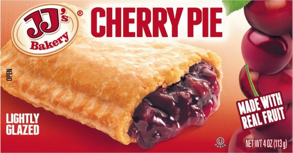 JJ s Bakery Lightly Glazed Snack Pies 4oz (Cherry) For Discount