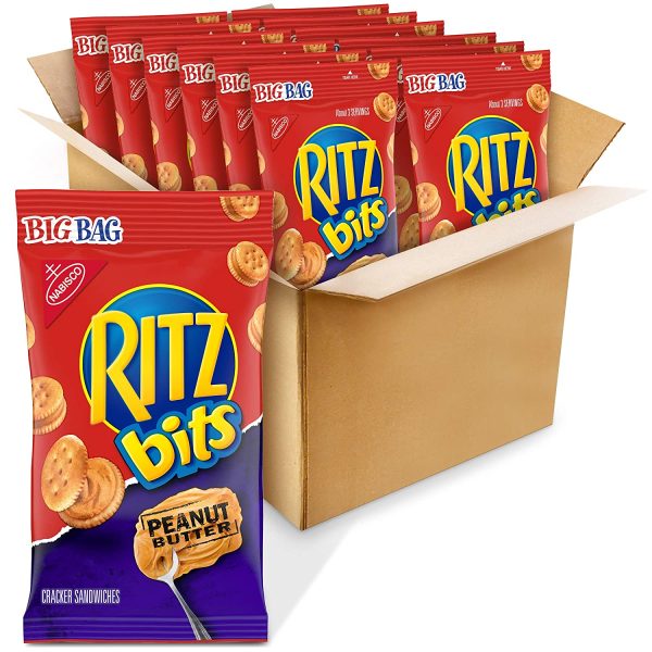 Nabisco Ritz Bits Peanut Butter, 3 oz For Sale