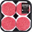 All Natural* 80% Lean 20% Fat Ground Beef Patties, 12 Count, 2.25 lb Tray Online now