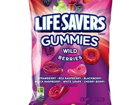 LIFE SAVERS Wild Berries Gummies Candy, 7-Ounce Supply