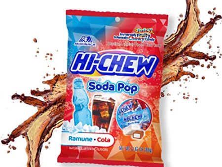 Hi-Chew Japanese Chewy Candy, Soda Pop Mix, Ramune Cola Flavors, 2.82 Ounce [] Online Sale