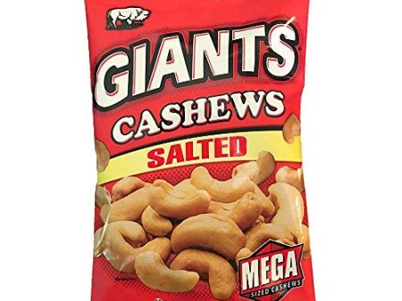 Giants Salted Cashews, 4 Ounce Bag Supply