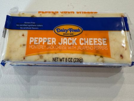 Pepper Jack Cheese, 8oz - Dairy Fresh Fashion