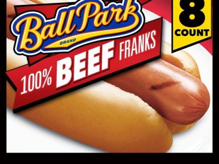 Ball Park Beef Hot Dogs, 15 oz, 8 Count Hot on Sale