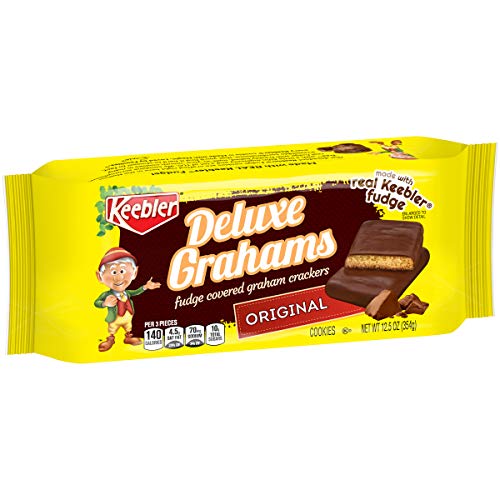 Keebler Cookies, Deluxe Grahams, Fudge Covered Graham Crackers, 12.5 oz Cheap