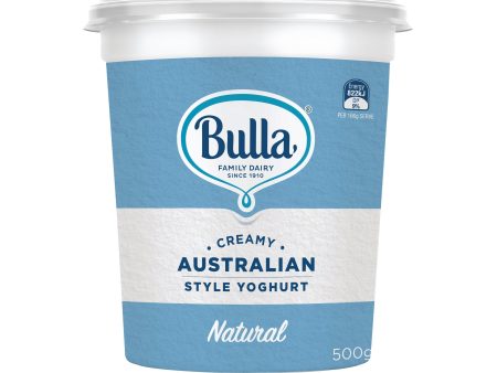 Australian Style Yogurt Natural 500g Supply