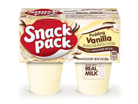 Snack Pack Vanilla Pudding Cups, 4 Count Cheap