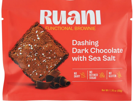 Ruani Dashing Dark Chocolate with Sea Salt - 12   52 g ea For Discount