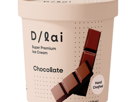 D Lai Chocolate Ice Cream - 1   6   16 oz ctn Online Hot Sale