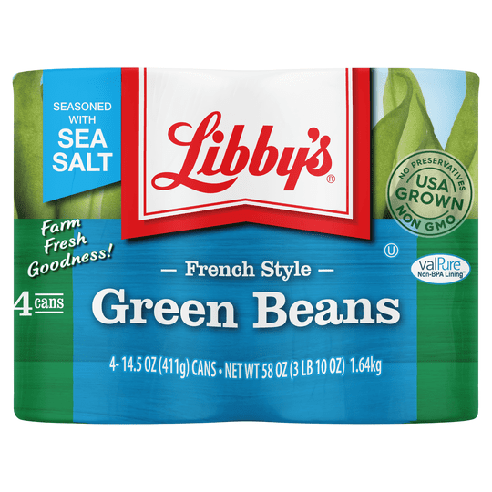 (4 Cans) Libby s French Style Green Beans, Canned Vegetables, 14.5 oz For Discount