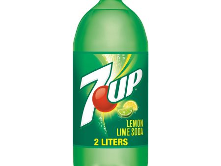 7UP Lemon Lime Soda, 2 L bottle Fashion