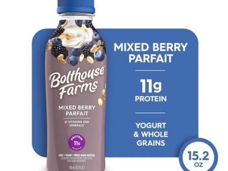 Bolthouse Farms Fruit Smoothie, Mixed Berry Parfait, 15.2 fl. oz. Bottle For Sale