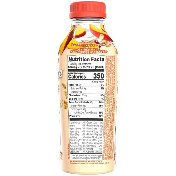 Bolthouse Farms Fruit Smoothie, Peach Parfait, 15.2 fl. oz. Bottle Online now