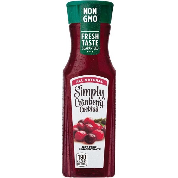 Simply Cranberry Cocktail Juice 11.5 (Pack of 12) Online Sale