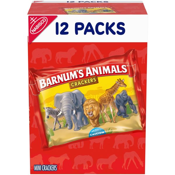 Barnum s Original Animal Crackers, 12 Snack Packs Online Hot Sale