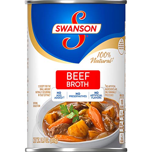 Swanson Clear Beef Broth, 14.5 oz Can Supply