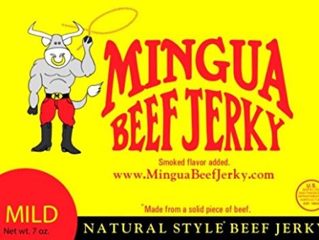 Mingua Beef Jerky Mild, 7 OZ For Sale