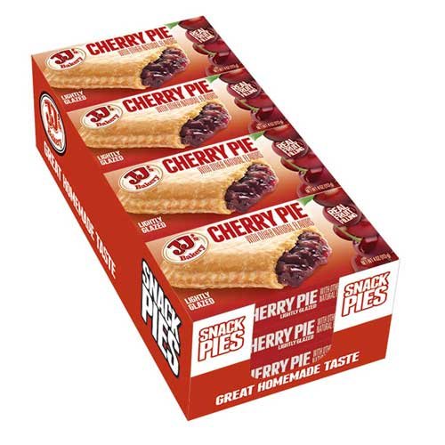 JJ s Bakery Lightly Glazed Snack Pies 4oz (Cherry) For Discount