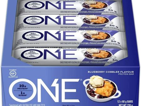 One Brand Blueberry Cobbler Bar - 1   12   2.12 oz ea Fashion