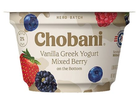 Chobani Mixed Berry On The Bottom Greek Yogurt - 1   12   5.3 oz ctn For Cheap