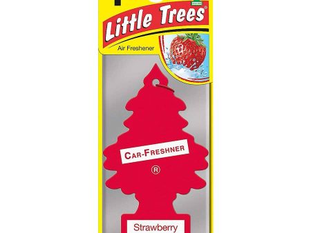 Little Trees Car Freshener U1P-10312 Strawberry Air Fresheners Hot on Sale