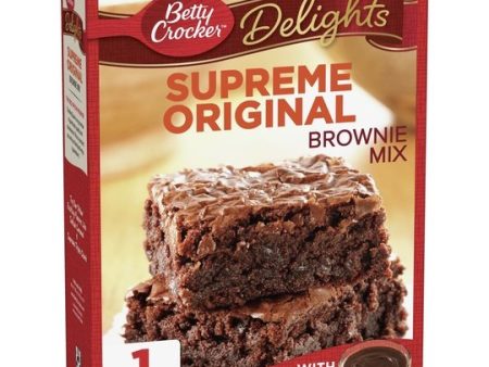 Betty Crocker Delights Supreme Original Brownie Mix, 16 oz. Cheap