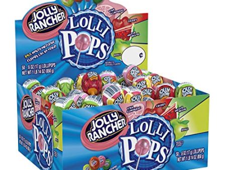 JOLLY RANCHER Lollipops Bulk Candy, Candy Assortment, 50 Count in Single Box (1) Cheap