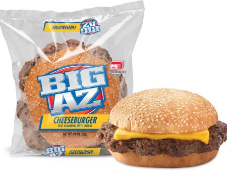 Big AZ Flame Broiled Cheeseburger - 10 Count Online Hot Sale