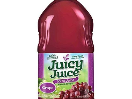 Juicy Juice Grape Juice Multi Serve Bottle, 64 Fluid Ounce Online Sale