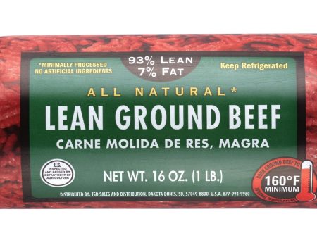 All Natural* 93% Lean 7% Fat Lean Ground Beef, 1 lb Roll Cheap