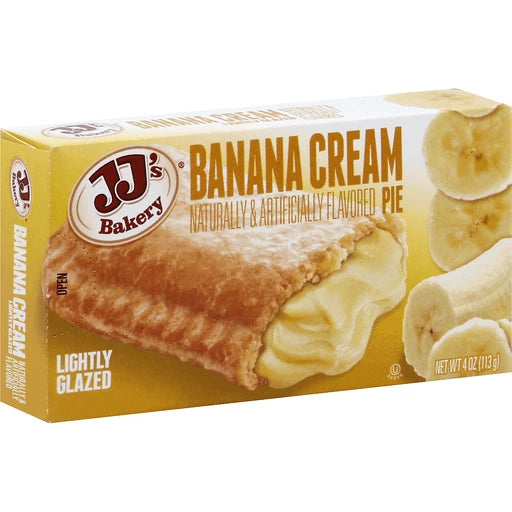 JJ s Bakery Lightly Glazed Snack Pies 4oz (Banana Cream) Hot on Sale