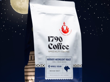 1790 Coffee Márago Moonlight Roast - Whole Bean - 12   12 oz pouch Cheap