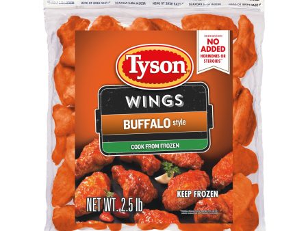 Tyson Buffalo Frozen Chicken Wings, 40 oz Bag Discount