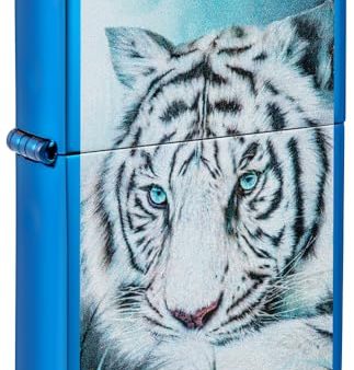 Zippo Carol Cavalaris High Polish Blue Pocket Lighter Online now