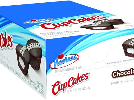 Hostess Cupcakes, Chocolate, 3.17 Ounce, 6 Count [3-Cases] Online now