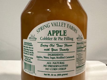 Apple Cobbler & Pie Filling - Spring Valley Farms Hot on Sale