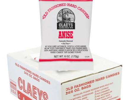 Claey s Old Fashioned Hard Candy 6 Ounce Bag, Natural Anise Sale