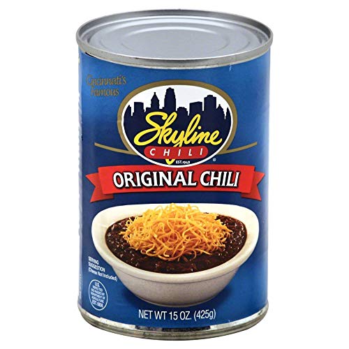 Skyline Chili Original Canned Chili, Cincinnati-Style Recipe, 15 oz Can For Sale