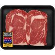 Beef Choice Angus Ribeye Steak Thin, 0.43 - 1.68 lb Tray Online Hot Sale