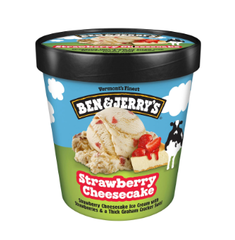 Ben & Jerry s Strawberry Cheesecake 437ML Online