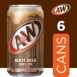 A&W Root Beer Soda, 7.5 fl oz cans, 6 pack For Cheap