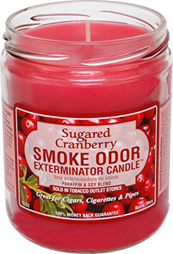 Smoke Odor Exterminator Candle, Sugared Cranberry, 13 oz Online Hot Sale