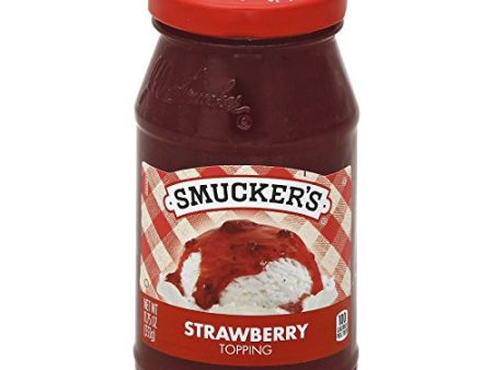 Smucker s Strawberry Flavored Topping, 11.75 Ounce Jar Fashion