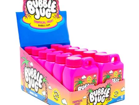 Bubble Jug Tropical Fruit Gum 1.94 oz (Pack of 12) Hot on Sale