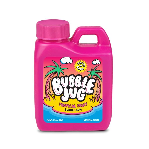 Bubble Jug Tropical Fruit Gum 1.94 oz (Pack of 12) Hot on Sale